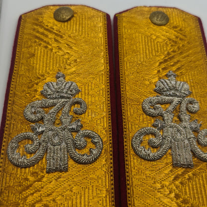 Zarist Epaulettes, Alexander II.  Imperial Rusia