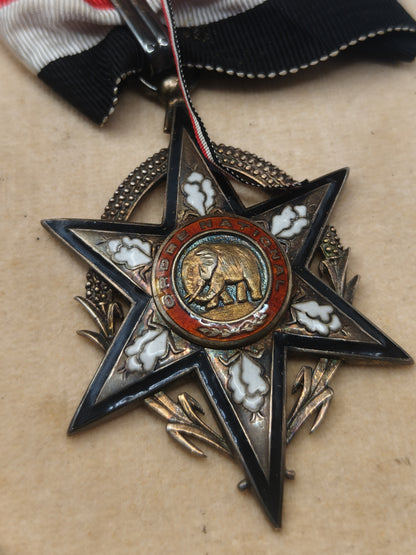 Order Merit Burkina Faso Commander Medal.