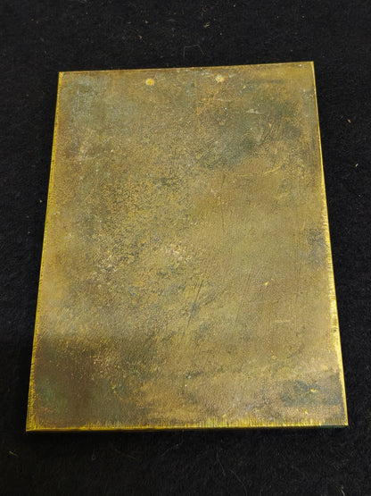 Placa Bronce Naval Dusseldorf. Alemania