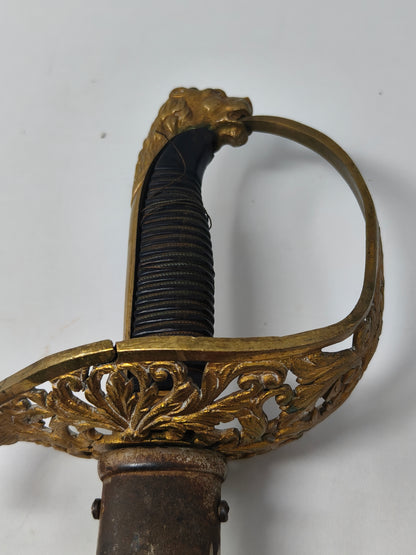 Quartermaster ceremonial Saber. Alphonso XIII Spain