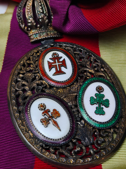 Brazilian Triple Order Badge of Grand Cross.