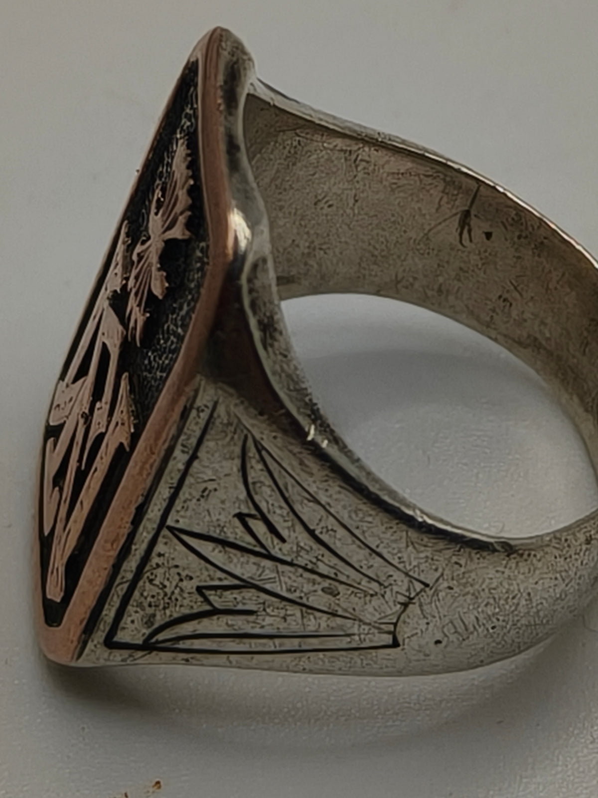 Phalanx Ring, Gold and Silver. Spanish Civil War
