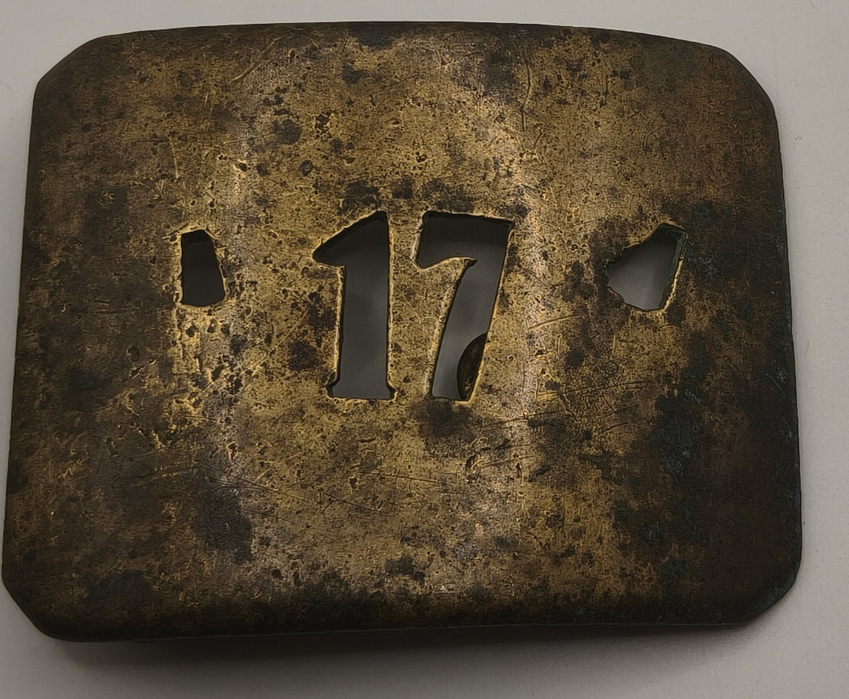 17 Regiment Buckle. Cuba American Spanish War.