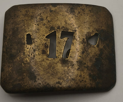 17 Regiment Buckle. Cuba American Spanish War.