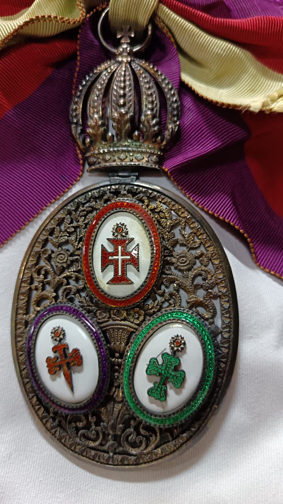 Brazilian Triple Order Badge of Grand Cross.