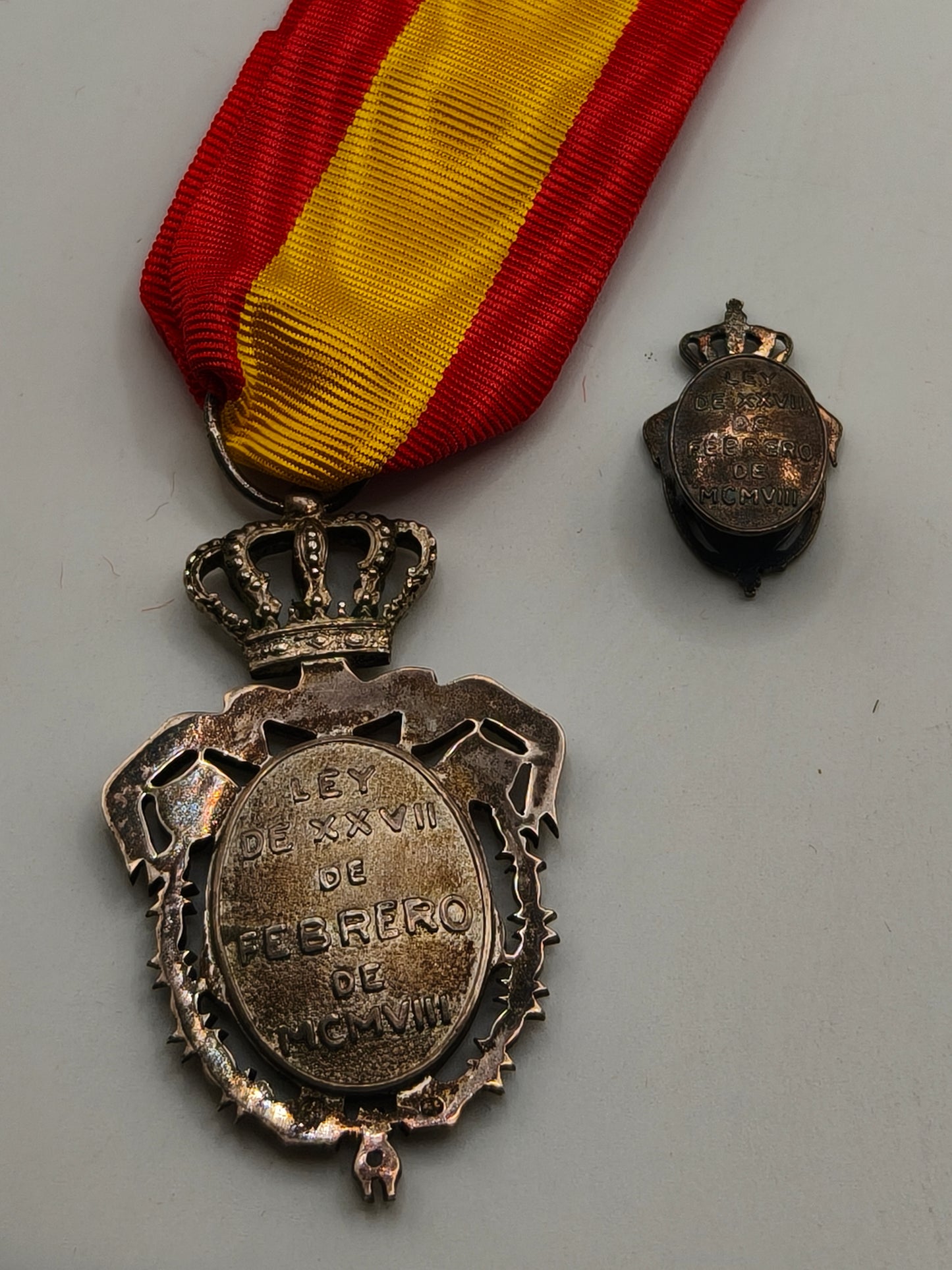 Medalla Instituto previsión Alfonso XIII