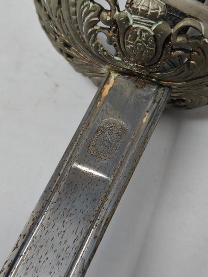 Officer Spanish Army Saber. Alphonso XIII. Spain.