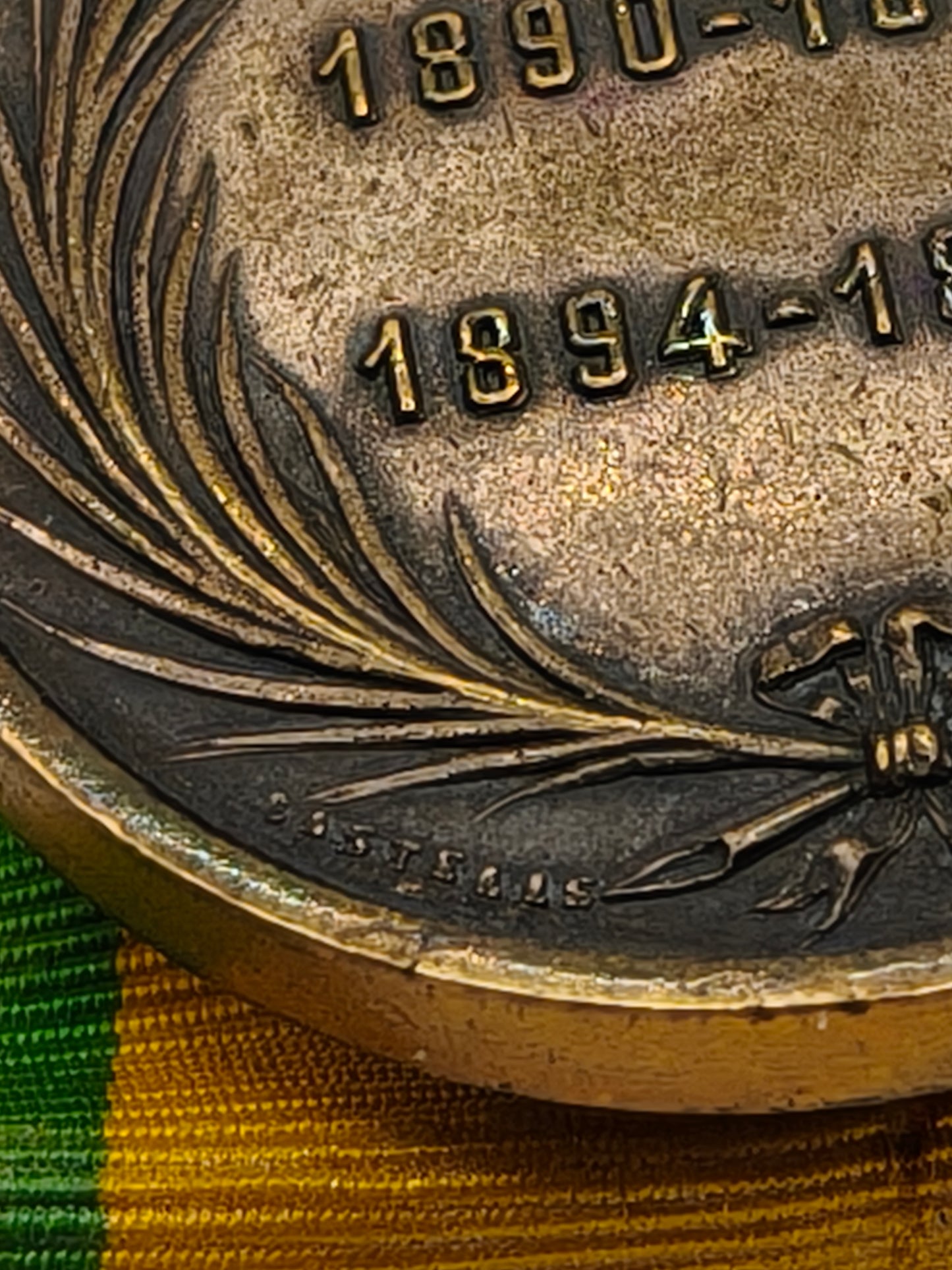 Medalla Campañas de Mindanao, Filipinas. Colonial España