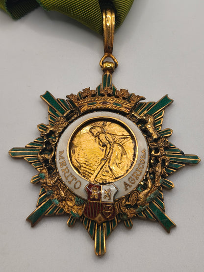 Agricultural Order, Commander Medal. Spain.