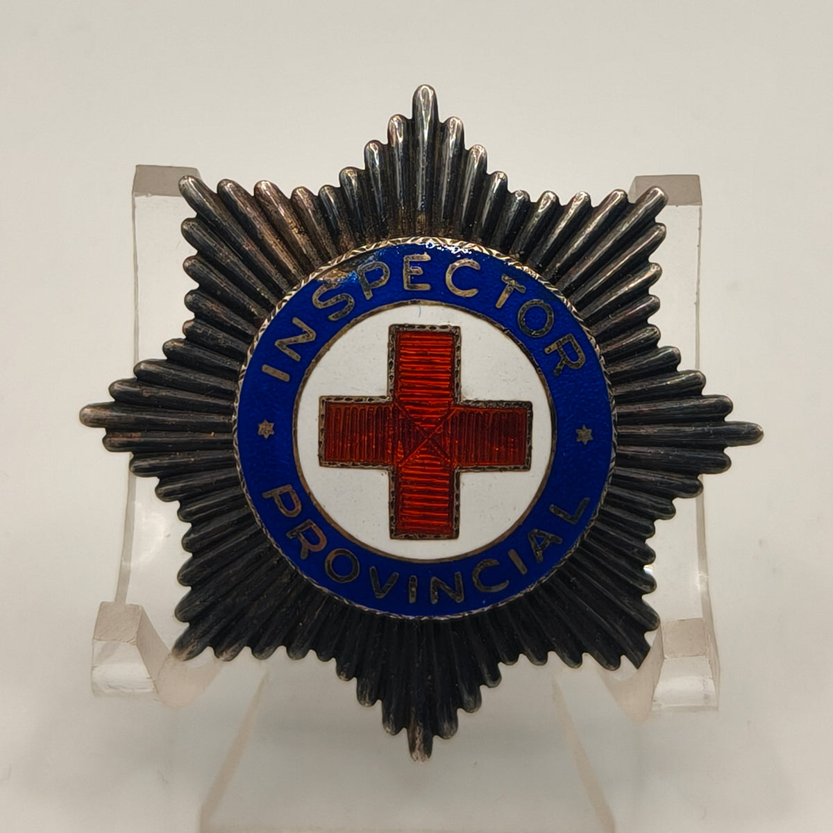 Silver Badge Police Inspector of the Red Cross. Spain Franco's Period.