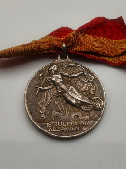 Medalla Plata Alzamiento nacional 1936