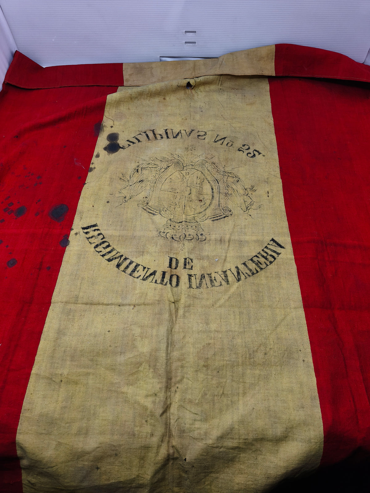 Original Philippines Campaign Regimental Flag, N52 Spain.