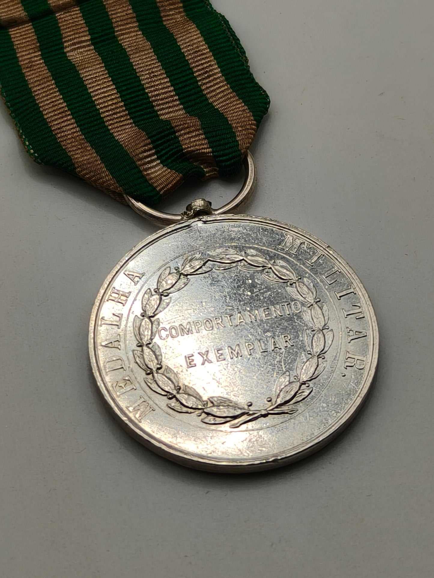Medalla Comportamiento exemplar Luis I de Portugal. 1863