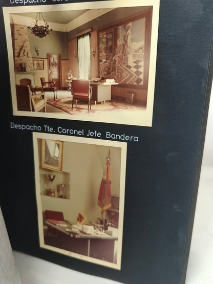 Album dedicado capitán General de Canarias a villa Cisneros Alejandro de Farnesio Legión
