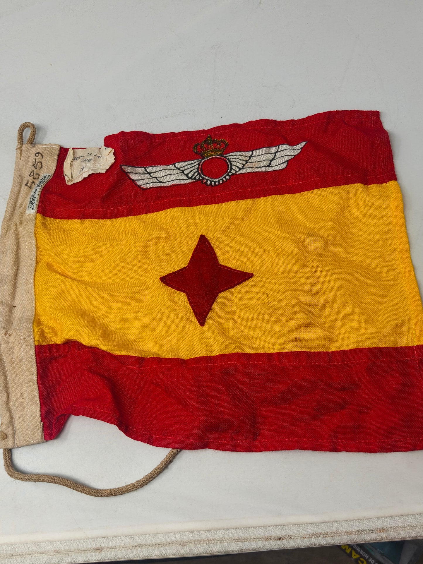 Military Air General Officer Flag. Spain