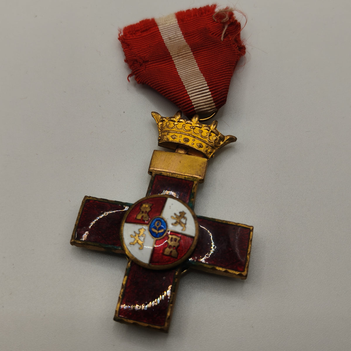 Red Cross Medal, War Merit Order. Spanish Civil War.