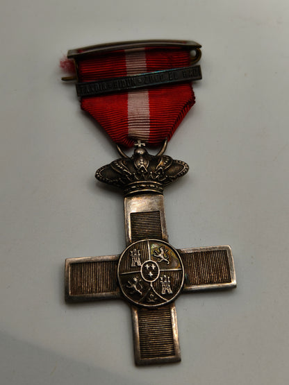 Medalla cruz roja mérito militar. Categoría tropa. Accion Zoco el had