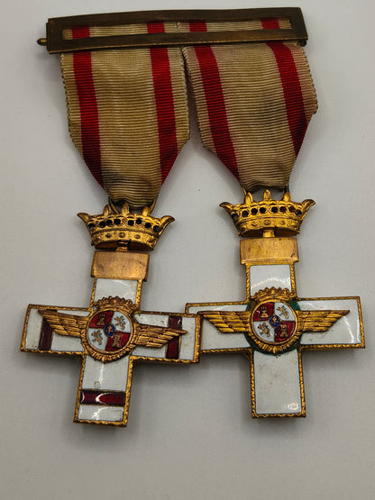 Aeronautical Merit Medal Bar Order. Franco's Period.