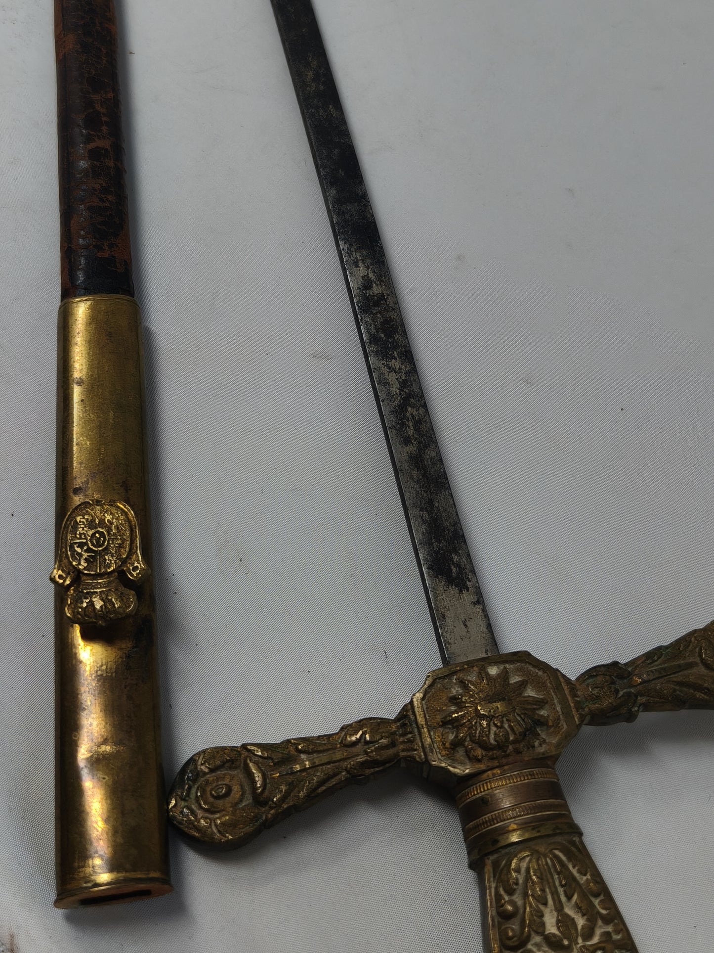 Carabineros Dress sword. Alphonso XII-XIII.