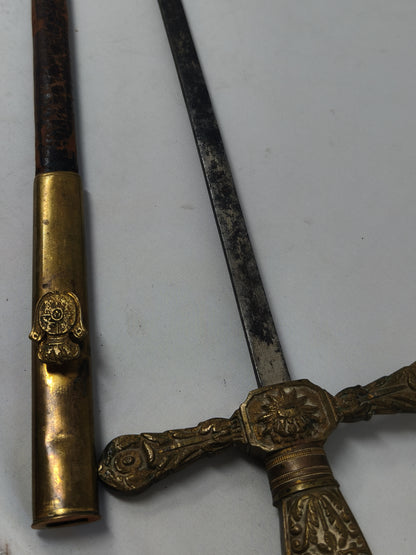 Carabineros Dress sword. Alphonso XII-XIII.