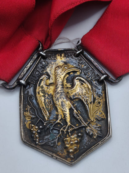 Medalla collar gastronómico. Italia