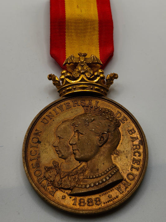 Medalla exposición internacional de Barcelona