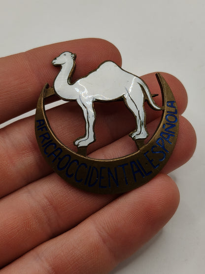 Insignia Camello África Occidental. Época Franco.