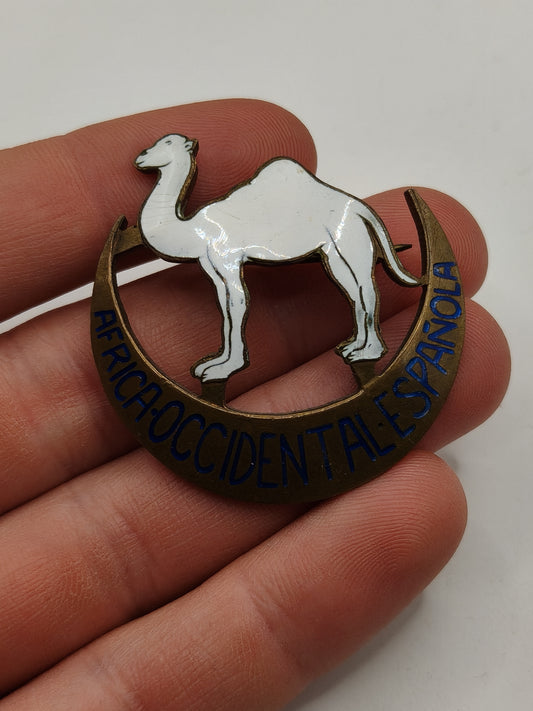Insignia Camello África Occidental. Época Franco.