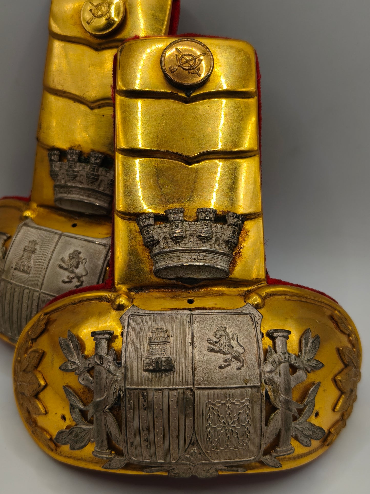 Charreteras dragonas infantería II república