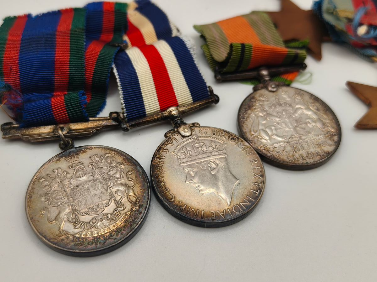 Canadian Medal Lot, WWII, sterling Silver.