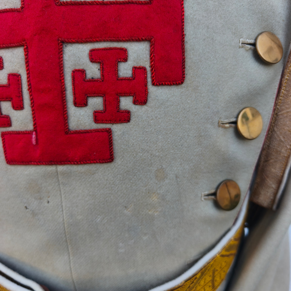 Uniforme of the Order of Holy Sepulchre, Complete. Spanish Knight.