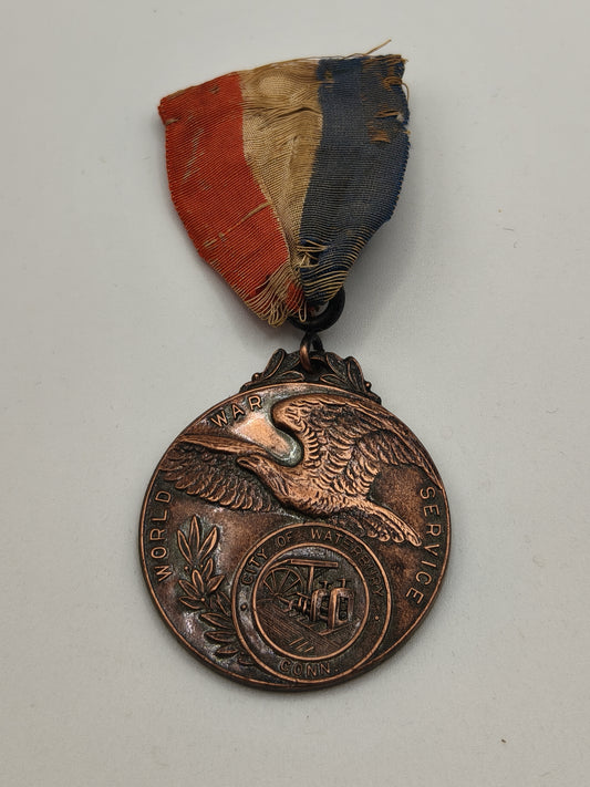 Named Service Medal, Waterbury USA. IWW