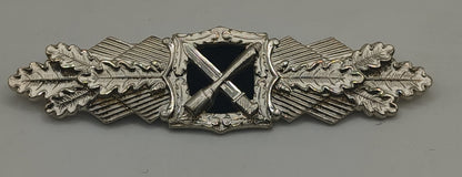 Silver infantry attack bar badge. 1958 model III reich