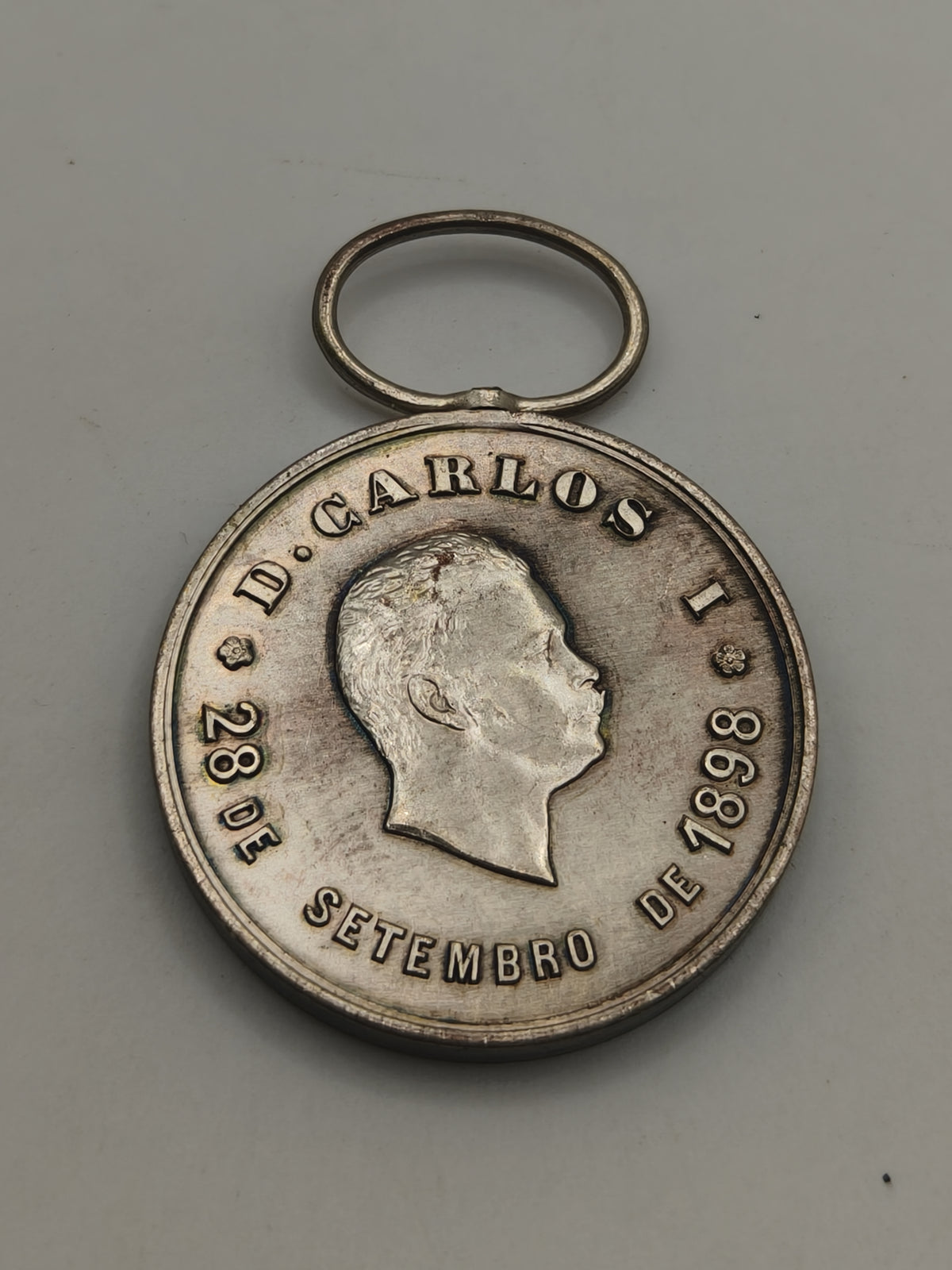 Rare Postal Service "CORREIOS E TELEGRAPHOS" Merit Medal. Portugal Monarchy.