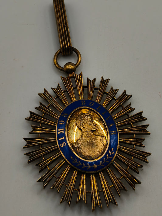 Medalla Orden de Bolivar. Colombia.