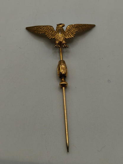 Pin alfiler Águila plata dorada