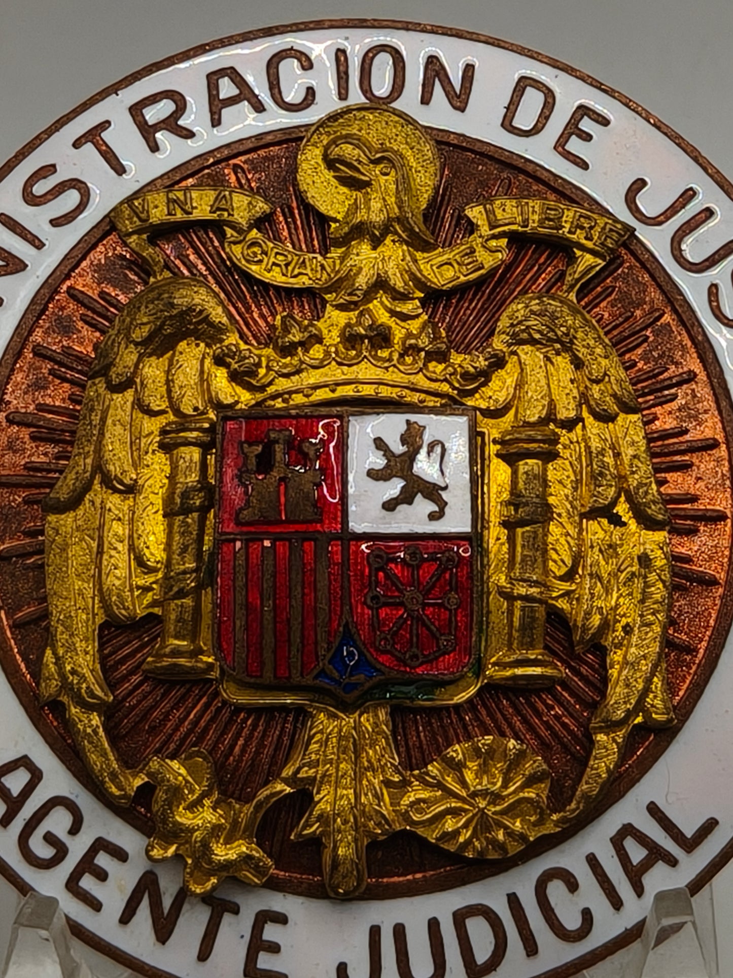 Placa Administración Judicial Época Franco