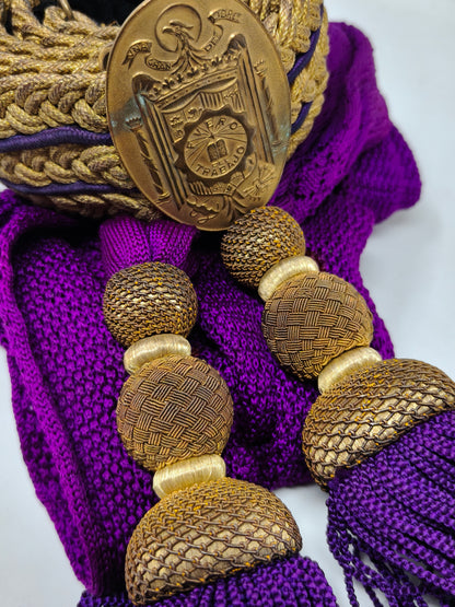 Conjunto correajes de jerarquía de Falange