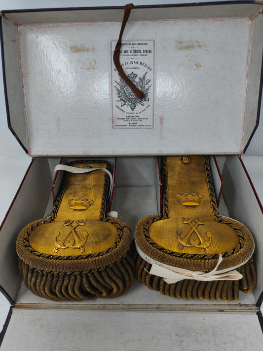 Hombreras Oficial infantería marina. II República española.
