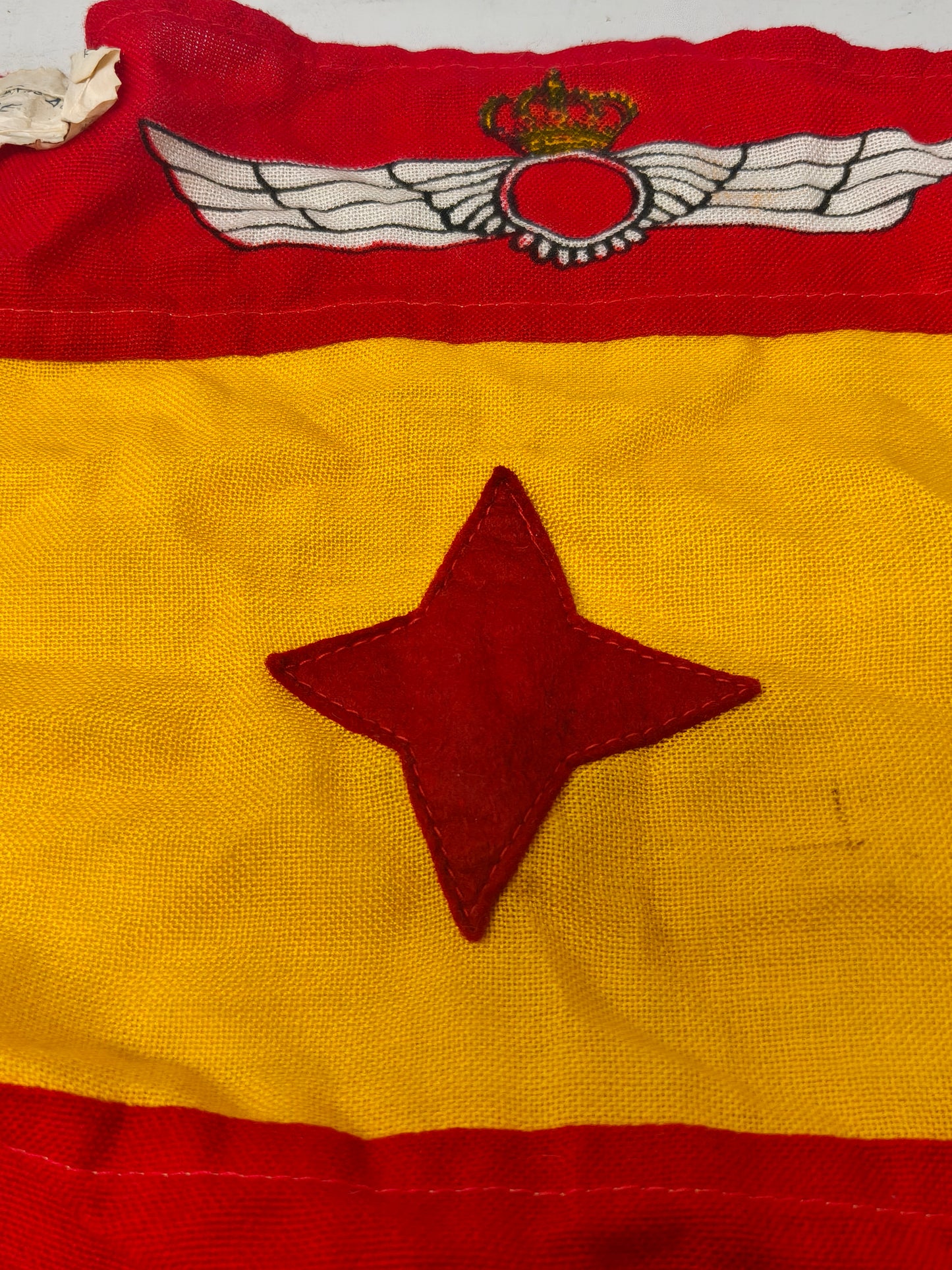 Military Air General Officer Flag. Spain